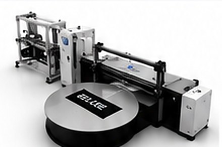 Automated tape laying machine with rotary table